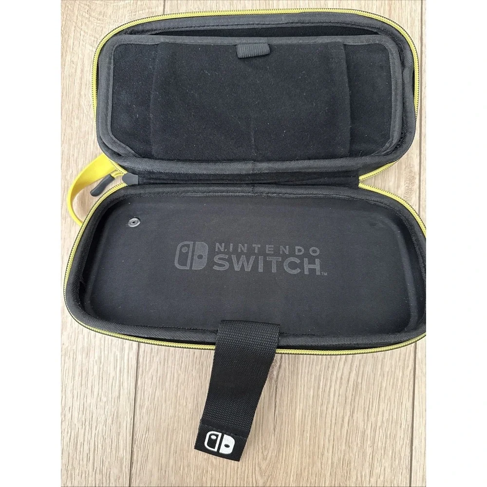 Pokemon Pikachu Case for Nintendo Switch 14 Slots Dk. Grey & Yellow